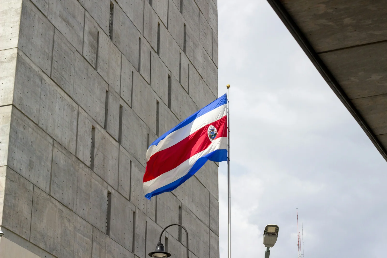 Bandera y patrimonio histórico de Costa Rica