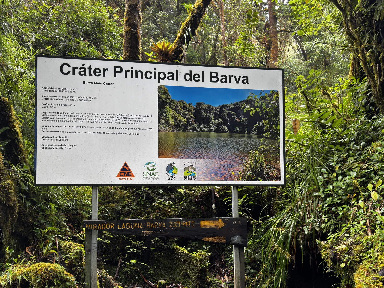 Volcán Barva, Costa Rica